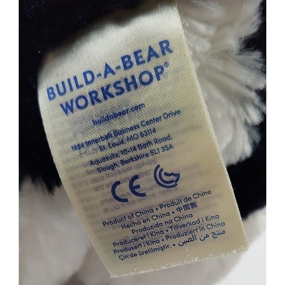 Build A Bear Promise Pets B/W Border Collie Dog Plush Stuffed Animal Puppy - Picture 5 of 7